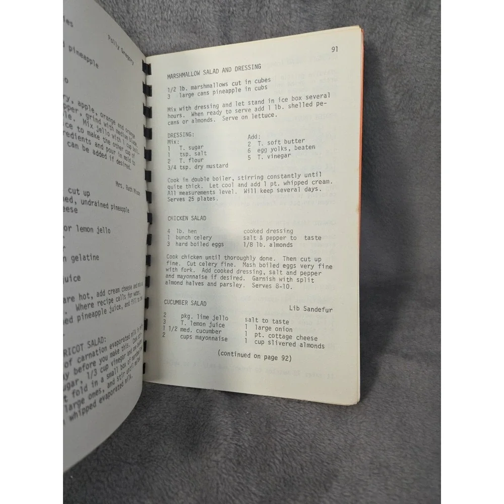 Glendale Heights UMC United Methodist Church Cookbook Durham,‎ NC 1973 LOCAL